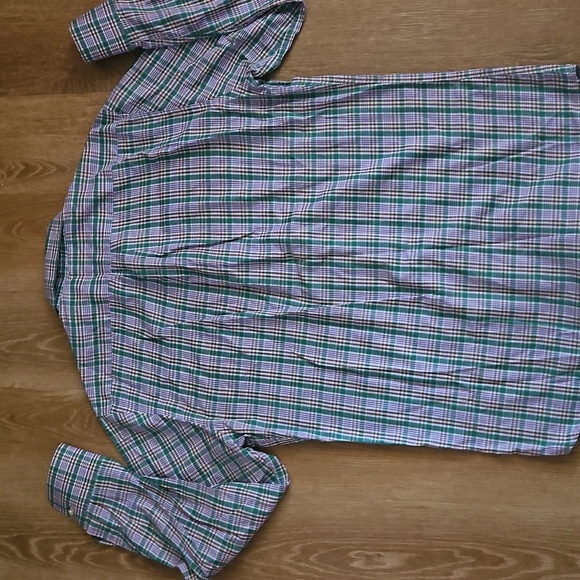Peter Millar Green Plaid Men's Shirt - Picture 4 of 4